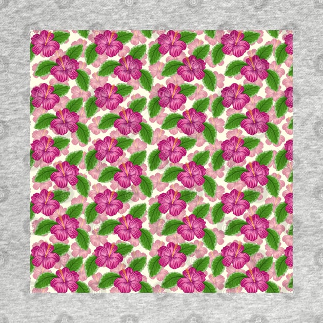 Hibiscus Pattern by Designoholic